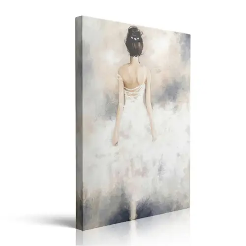 Girl Abstract Canvas Wall Art