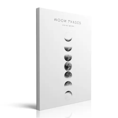 Moon Phase Photo Canvas Wall Art
