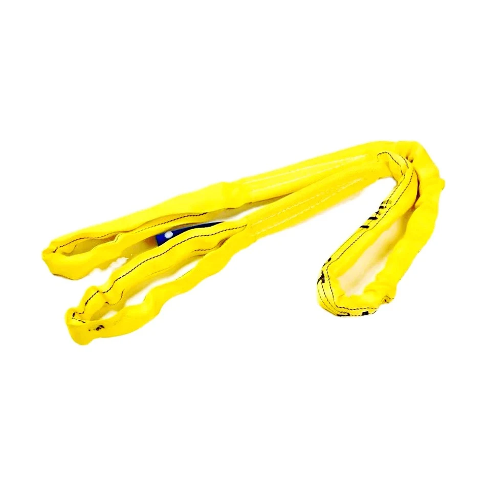 Eye To Eye Slings 3T, Flexible Round Sling Eye & Eye Yellow Color