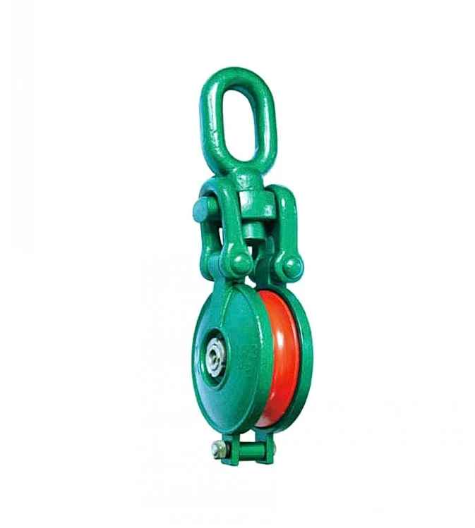 Triple Pulley Block Snatch K-Type With Hook — 8