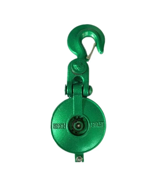 Triple Pulley Block Snatch K-Type With Hook — 7