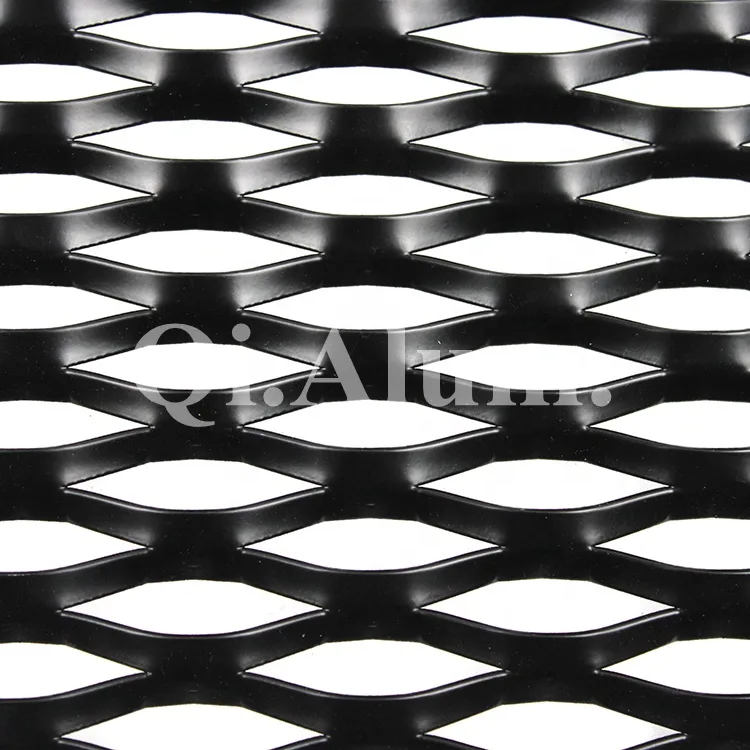 Aluminum Expanded Mesh SDF Powder Coating Finish Galvanized Metal for Building — 4