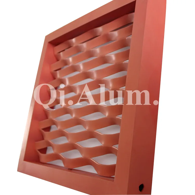 Aluminum Expanded Mesh SDF Powder Coating Finish Galvanized Metal for Building — 10