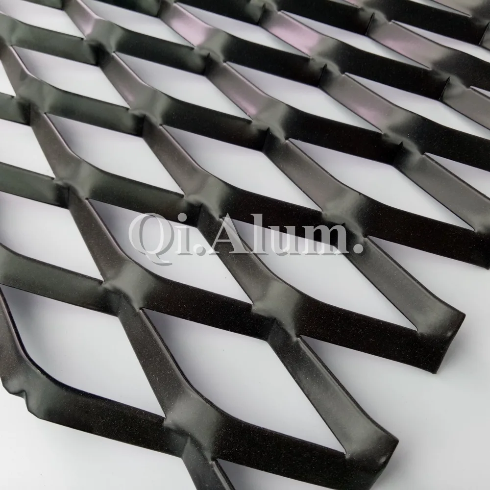 Aluminum Expanded Mesh SDF Powder Coating Finish Galvanized Metal for Building — 9