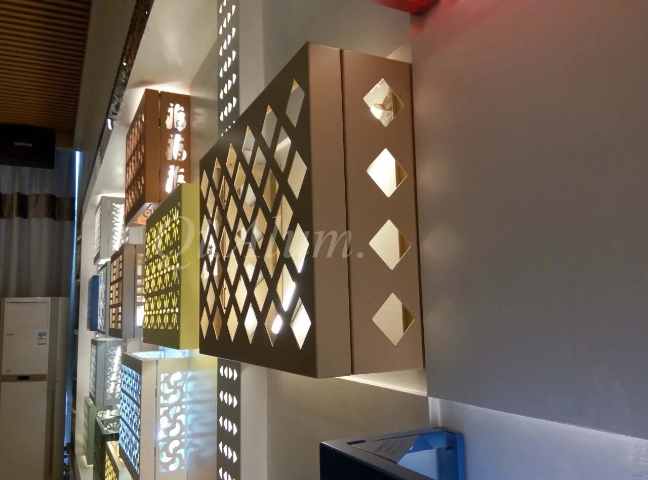 Decorative Outdoor Aluminium Air Conditioner Protector Exterior Wall Cladding — 6