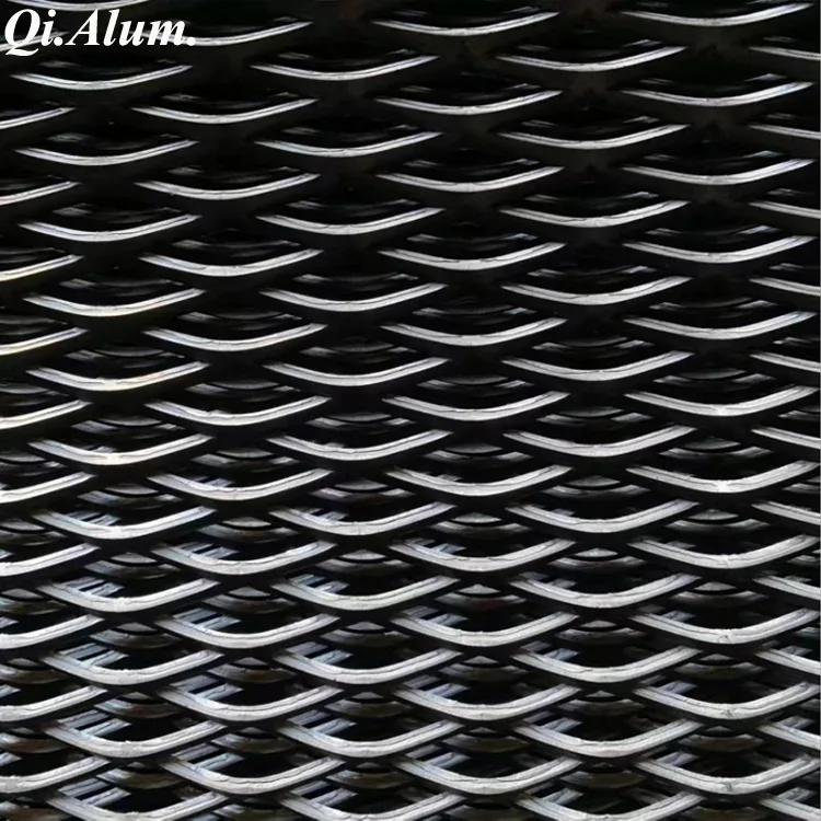 Aluminum Expanded Mesh SDF Powder Coating Finish Galvanized Metal for Building — 7