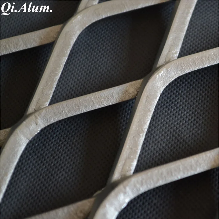 Aluminum Expanded Mesh SDF Powder Coating Finish Galvanized Metal for Building — 6