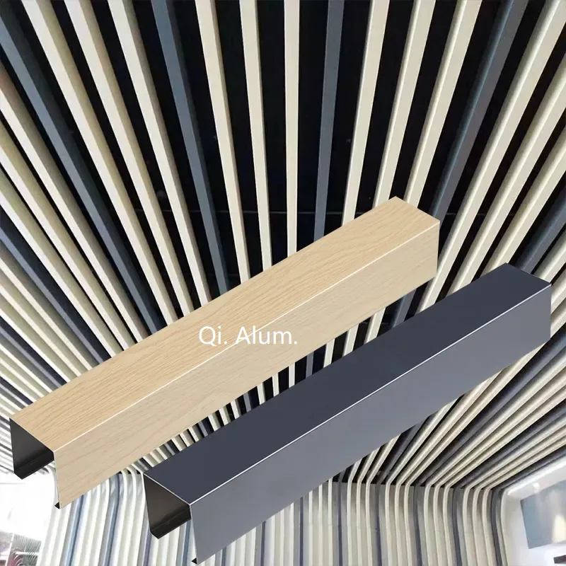 0.9mm Thick Suspended Ceiling Round Pipe Metal False System Aluminum with 40/50/60mm Diameter — 2
