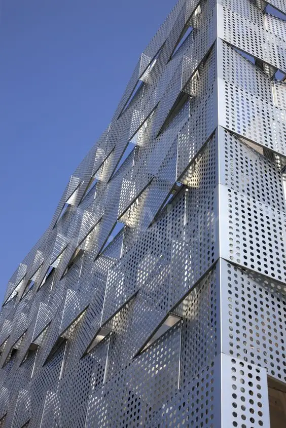 Aluminium-Lochbleche für Vorhangfassaden und Vollblech-Fassadenpaneel — 3