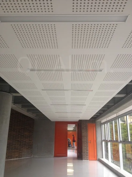 Custom Laser Cutting Decorative Ceiling Panel Stainless Steel Carved Perforated Aluminum Meta — 4