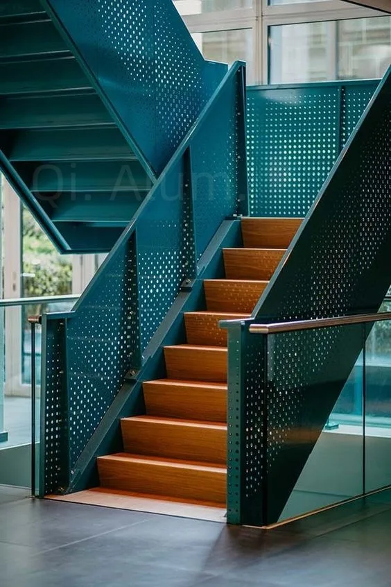 Customize Aluminum Perforated Metal Stair Hot Dipped Galvanized Steel — 2