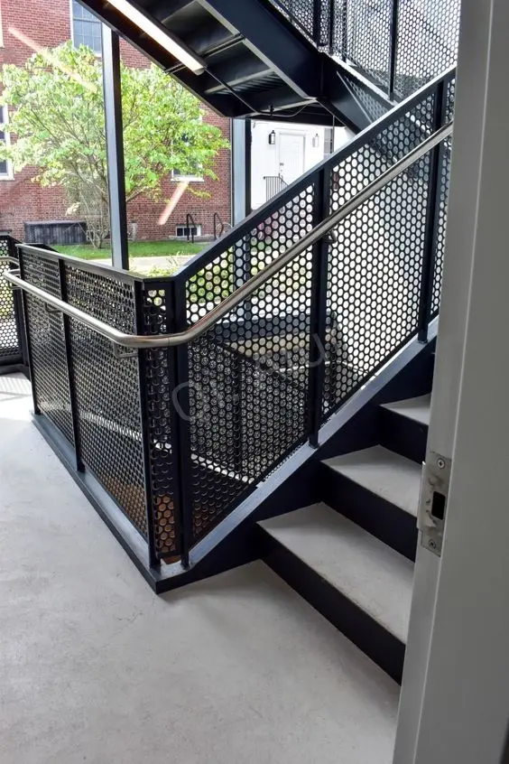 Customize Aluminum Perforated Metal Stair Hot Dipped Galvanized Steel — 5