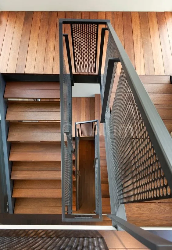 Customize Aluminum Perforated Metal Stair Hot Dipped Galvanized Steel — 4
