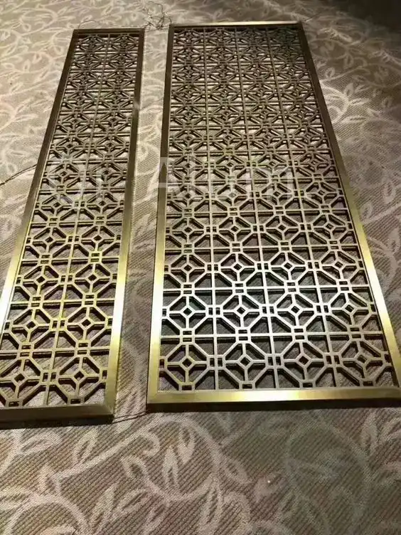 Hot Sale Indoor Decoration Removable Laser Cut Curved Screen Partition for Hall — 5