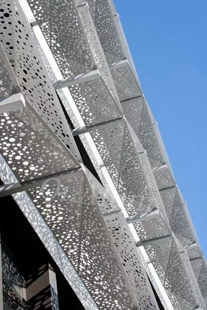 Decorative Aluminum Laser Cut Metal Screens Panels for Shades Pergola Matrix Luxury Style — 6