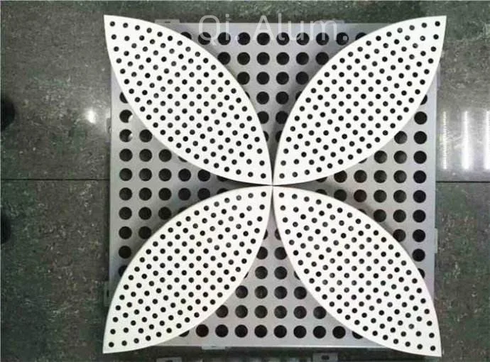 Hollowed Aluminum Wall Cladding Panels Curved 3d Perforated for Building Exterior Decoration — 5