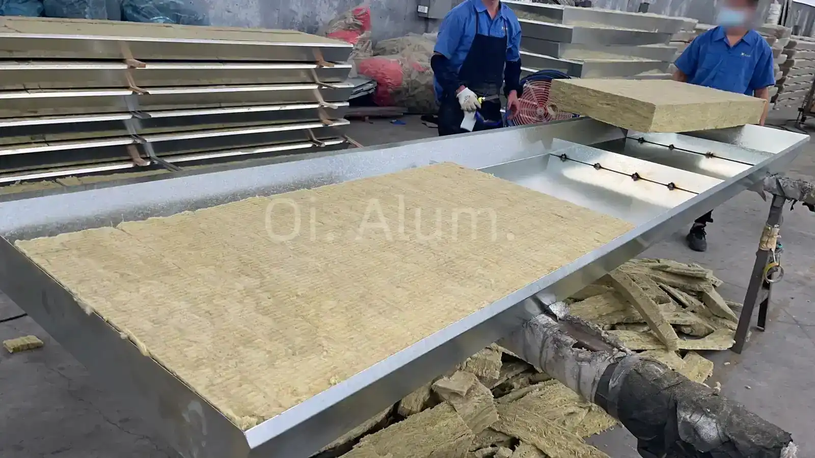 Simple Installation Modern Construction Curtain Wall Panel of GI Backpan Are Long Term for — 7