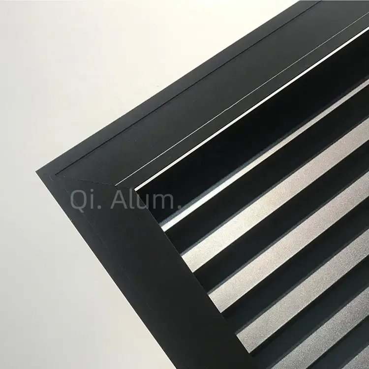 Adjustable Custom Size Fixed Aluminium Sun Louver Metal Wall Louvers for External Decoration — 7