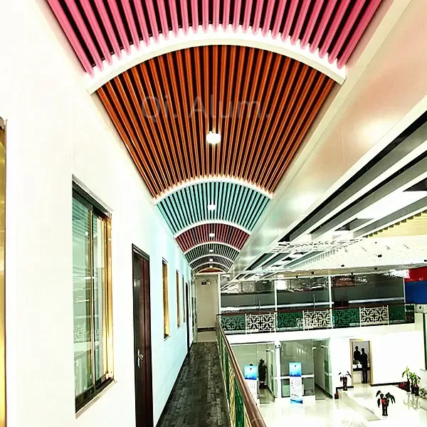 0.9mm Thick Suspended Ceiling Round Pipe Metal False System Aluminum with 40/50/60mm Diameter