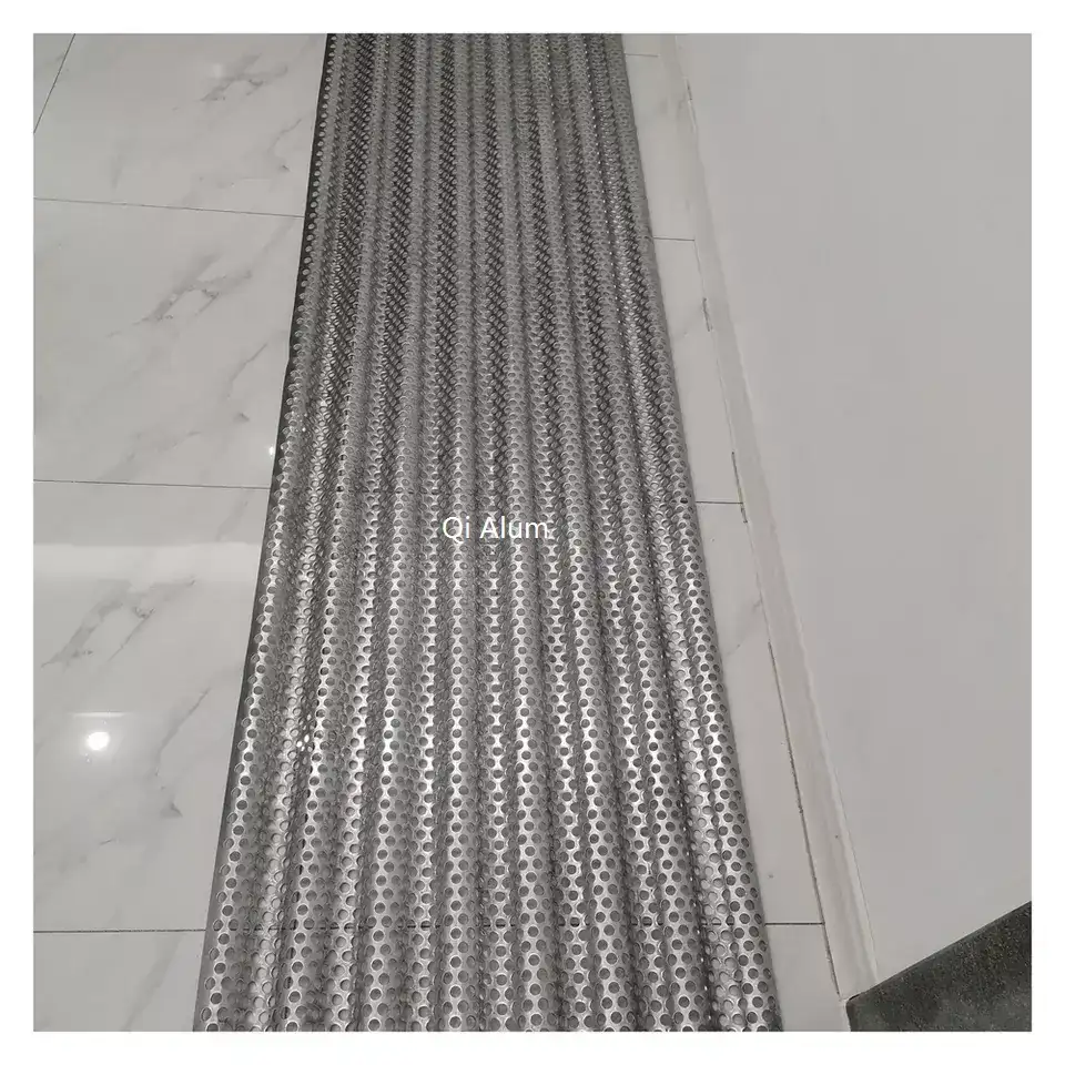 Exterior Corrugated Design Aluminum Perforated Ventilated Architectural Facade Panels — 2