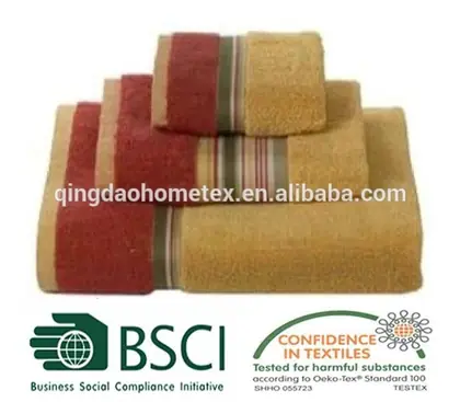 100% Cotton Beige Colour Soft Bath Towel Set