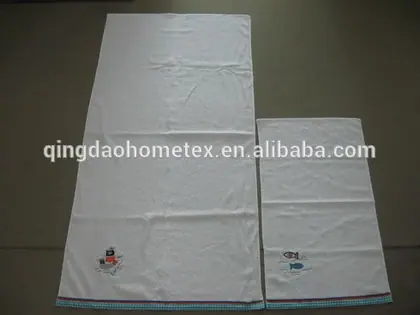100% Cotton Yarn Dye Jacquard Zigzag Hood Towel for Baby SKU 10322 — 6