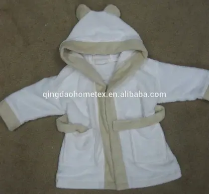 100% Cotton Soft Children Bathrobe