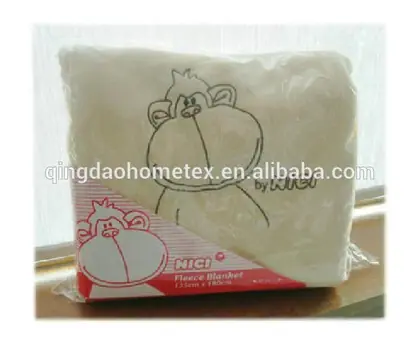 100% Polyester Plain Dyed Polar Fleece Blanket