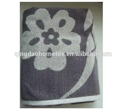 100 Cotton Plain Colour Stripe Border Towel — 2