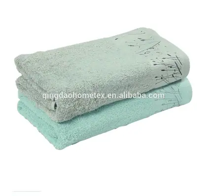 100% Cotton 3 Pack White Towel Set With Embroidery — 4