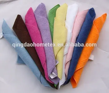 High Quality Plain Color Microfibre Face Towel