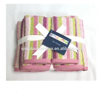 100% Cotton High Quality Christmas Towel Set With Embroidery — 5