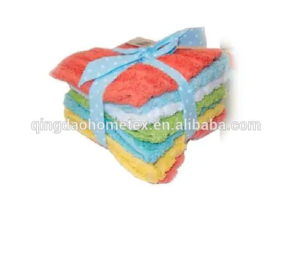 100% Cotton Plain Dyed Promotional Terry Bath Towel Pack — 3