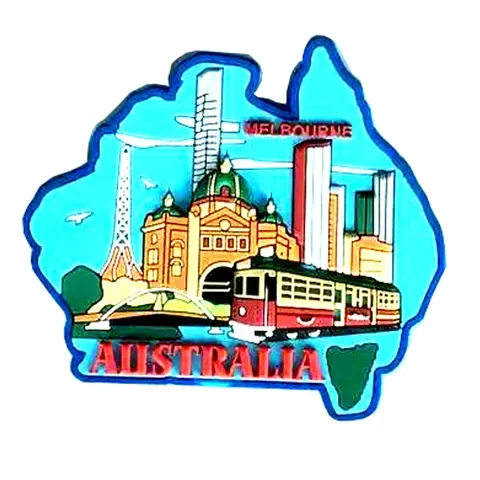 Individuell gestaltete Souvenir-Kühlschrankmagnete Australien RC-TS05
