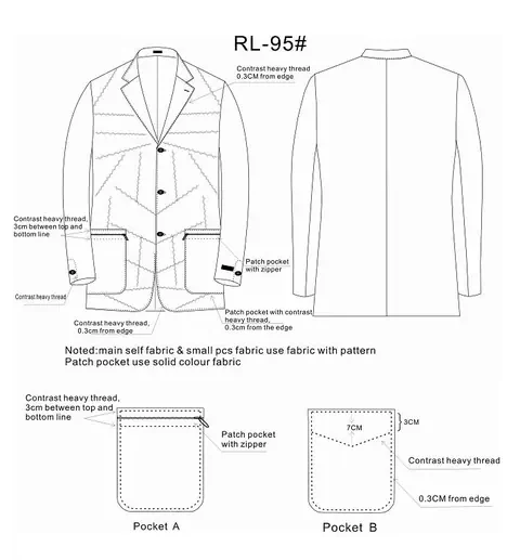 RL95 - Right Luck のクラシック長袖スタイル