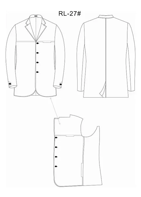 RL27 - classics long sleeve style by Right Luck