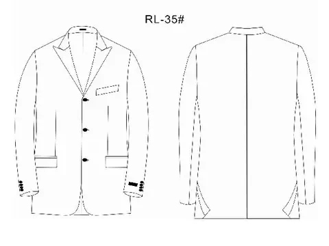 RL35 - Right Luck의 클래식 긴소매 스타일