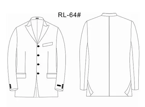 RL64 - классический стиль с длинным рукавом от Right Luck