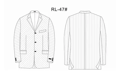RL47 - классический стиль с длинным рукавом от Right Luck