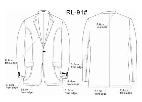 RL91 - Right Luck のクラシック長袖スタイル