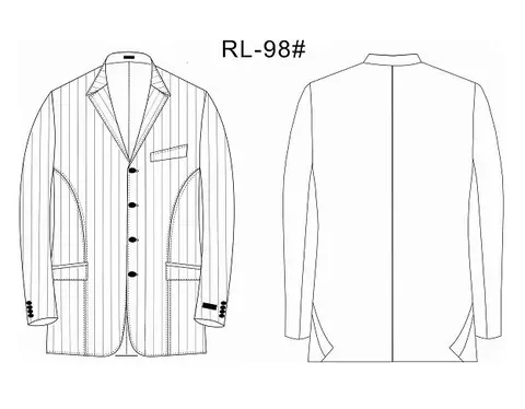 RL98 - Right Luck のクラシック長袖スタイル