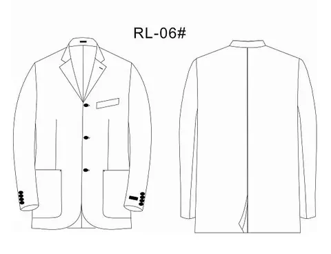 RL06 - classics long sleeve style by Right Luck