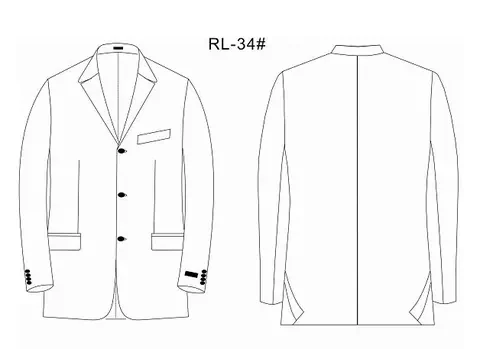 RL34 - Right Luck의 클래식 긴소매 스타일