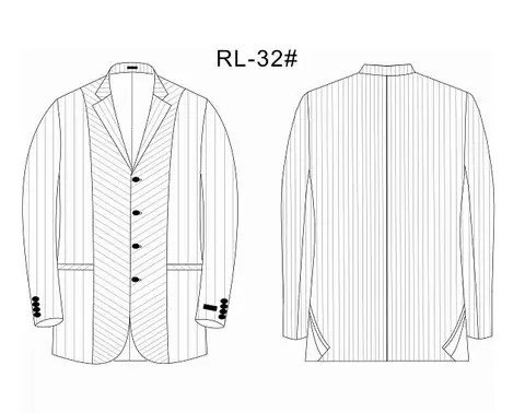 RL32 - Right Luck의 클래식 긴소매 스타일