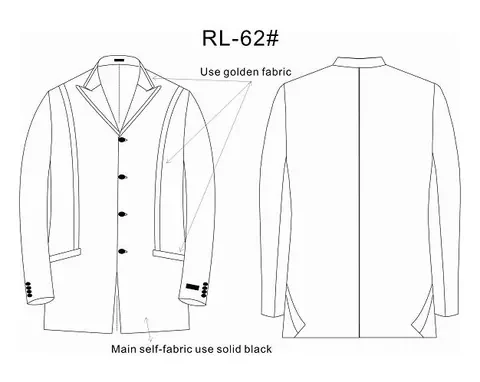 RL62 - классический стиль с длинным рукавом от Right Luck