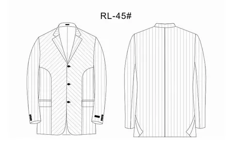 RL45 - классический стиль с длинным рукавом от Right Luck