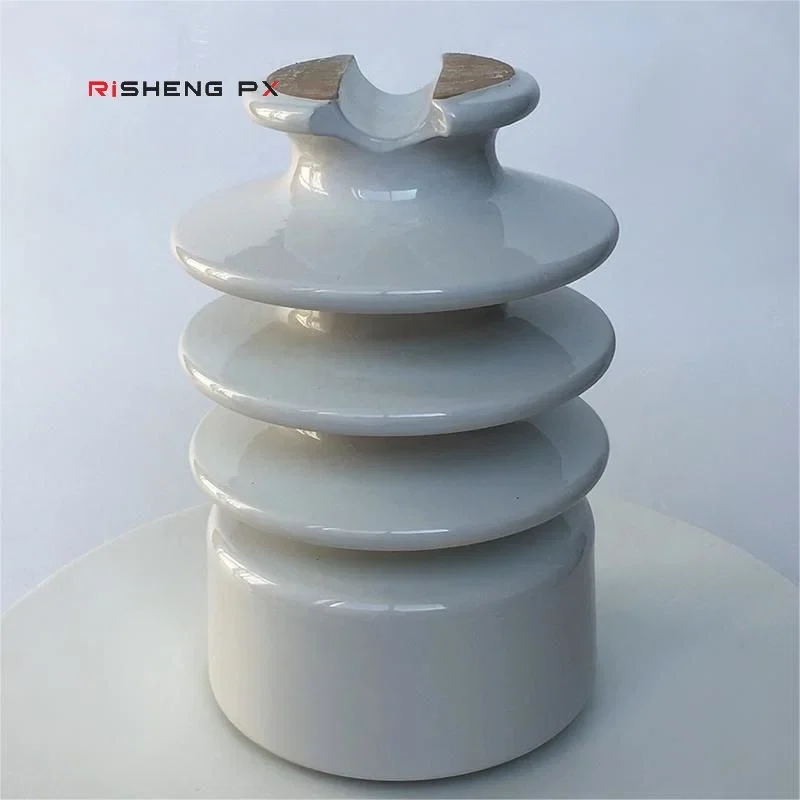 ZS-600 porcelain pin post insulator side profile