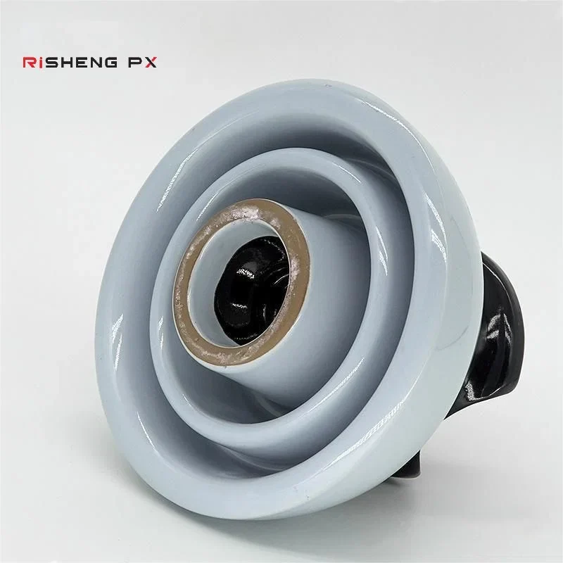 ANSI 55-5 brown ceramic pin isolator side profile