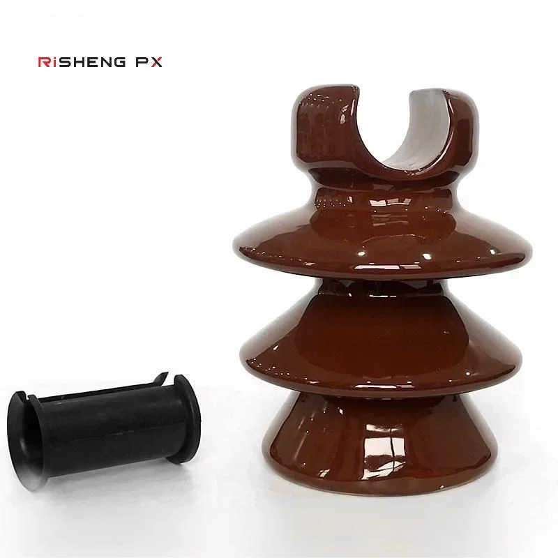 ShF-20G1 ceramic pin insulator with long creepage shed