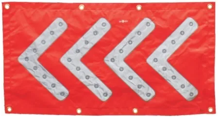 Direction Sign DS8546 | Large LED Road Sign, AA Battery Powered